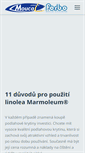 Mobile Screenshot of marmoleumlinoleum.cz